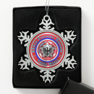 Ornement Flocon De Neige 555e BRIGADE DU GÉNIE