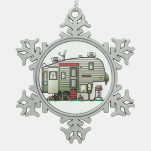 Ornement Flocon De Neige 5ème roue de pointe