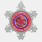 Ornement Flocon De Neige 6e division d'infanterie (Devant)