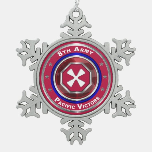 Ornement Flocon De Neige 8e armée Customisée Keepsar (Devant)