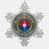Ornement Flocon De Neige 9e division d'infanterie (Devant)