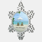 Ornement Flocon De Neige Aaah... retraite, design populaire, (Vue impression)