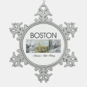 Ornement Flocon De Neige ABH Boston (Devant)