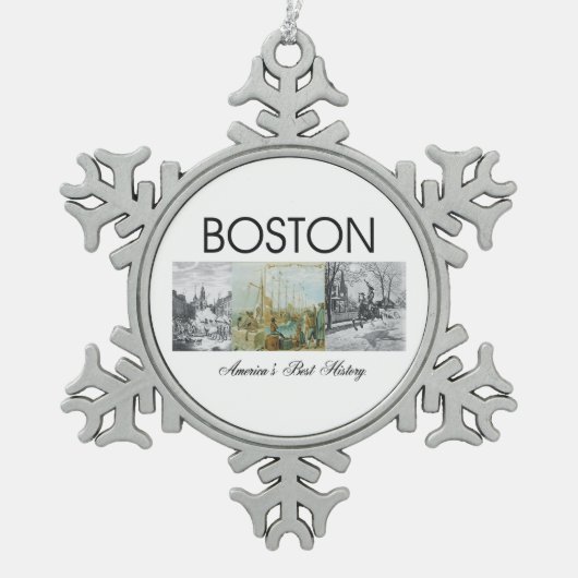 Ornement Flocon De Neige ABH Boston (Devant)