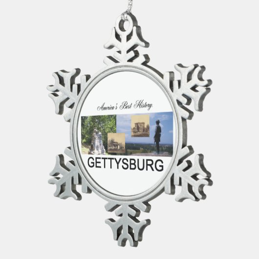 Ornement Flocon De Neige ABH Gettysburg (Vue impression)