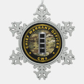 Ornement Flocon De Neige Adjudant-chef 4 AC4 (Devant)