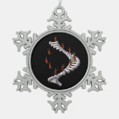 Ornement Flocon De Neige ADN : L'évolution de Darwin (Devant)