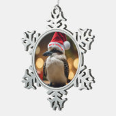 Ornement Flocon De Neige adorable Noël Kookaburra, (Vue impression)