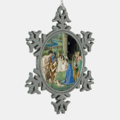 Ornement Flocon De Neige Adoration des bergers, circa 1500 (Gauche)