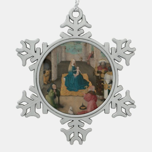 Ornement Flocon De Neige Adoration des Magi (Devant)
