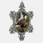 Ornement Flocon De Neige Aigle à tête blanche (Gauche)