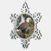 Ornement Flocon De Neige Aigle à tête blanche (Vue impression)