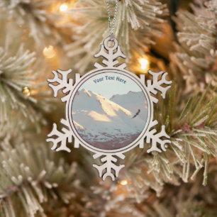 Ornement Flocon De Neige Aigle d'hiver