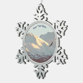 Ornement Flocon De Neige Aigle d'hiver (Vue impression)