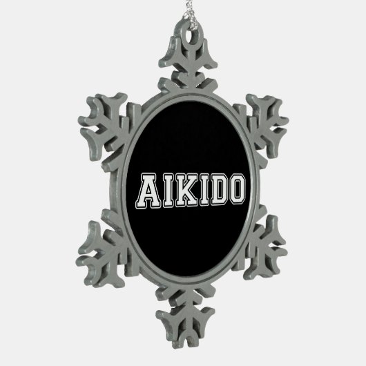 Ornement Flocon De Neige Aikido (Gauche)