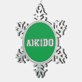 Ornement Flocon De Neige Aikido (Vue impression)