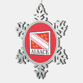 Ornement Flocon De Neige Alsace (Vue impression)
