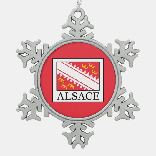 Ornement Flocon De Neige Alsace (Devant)