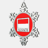Ornement Flocon De Neige Alsace (Vue impression)