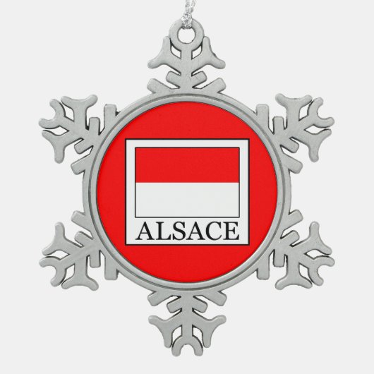 Ornement Flocon De Neige Alsace (Devant)