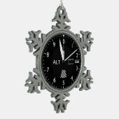 Ornement Flocon De Neige Altimètre de l'aéronef (Gauche)