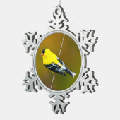 Ornement Flocon De Neige American Goldfinch - Photo originale (Vue impression)