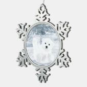Ornement Flocon De Neige Amusement de neige - ours blanc CUB, (Vue impression)