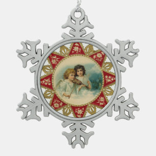 ORNEMENT FLOCON DE NEIGE ANGELS STAR MUSICAL