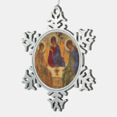 Ornement Flocon De Neige Anges de la Trinité à Mamré (Vue impression)