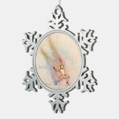 Ornement Flocon De Neige Anges et flocon de neige Inspiration (Vue impression)