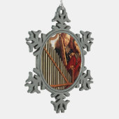 ORNEMENT FLOCON DE NEIGE ANGES MUSICAUX (Gauche)