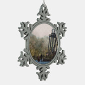 ORNEMENT FLOCON DE NEIGE ANGLETERRE VICTORIENNE (Gauche)