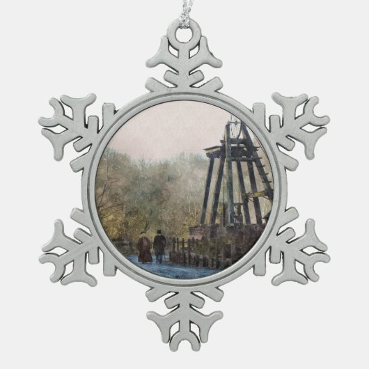 ORNEMENT FLOCON DE NEIGE ANGLETERRE VICTORIENNE (Devant)