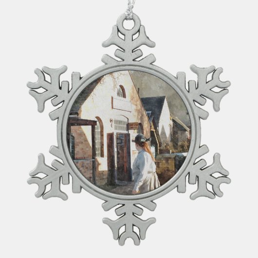 ORNEMENT FLOCON DE NEIGE ANGLETERRE VICTORIENNE (Devant)