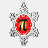 Ornement Flocon De Neige Année du Pi 3/14/15 9:26:53 (Vue impression)