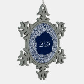 Ornement Flocon De Neige Année enneigée (Gauche)