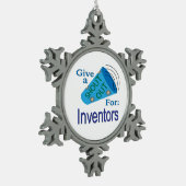 Ornement Flocon De Neige Appel aux inventeurs (Gauche)