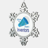 Ornement Flocon De Neige Appel aux inventeurs (Vue impression)