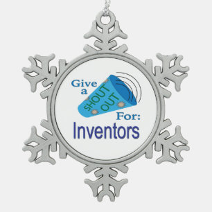 Ornement Flocon De Neige Appel aux inventeurs