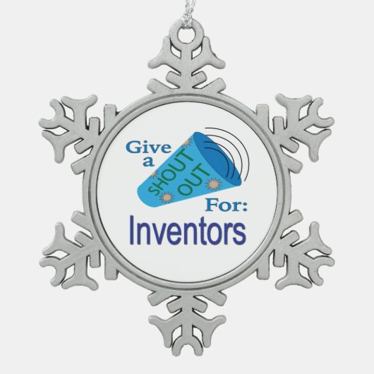 Ornement Flocon De Neige Appel aux inventeurs (Devant)