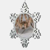 Ornement Flocon De Neige Araignée de loup (Vue impression)