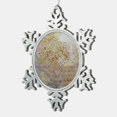 Ornement Flocon De Neige Arbre (Vue impression)