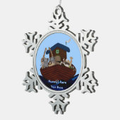 Ornement Flocon De Neige Arche de Noé (Vue impression)