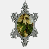 Ornement Flocon De Neige Argent et or Noël Arbre II (Gauche)
