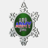 ORNEMENT FLOCON DE NEIGE ARMÉE 250 ANS (Vue impression)