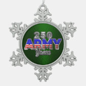 ORNEMENT FLOCON DE NEIGE ARMÉE 250 ANS (Devant)