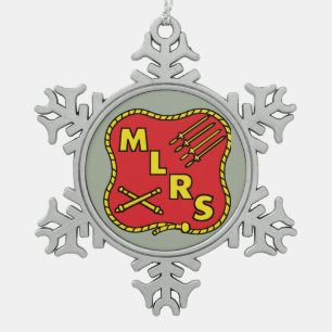 Ornement Flocon De Neige Artillerie de campagne de système de