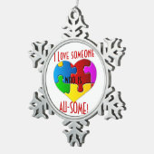 Ornement Flocon De Neige Au-quelque Noël ! (Vue impression)