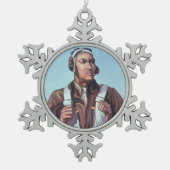 Ornement Flocon De Neige Aviateurs noirs : Service militaire de combat de 2 (Devant)