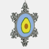 Ornement Flocon De Neige Avocado (Gauche)